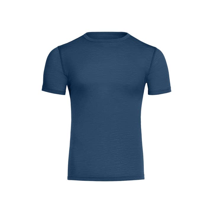 menique - Venta al por mayor Camiseta - Hombre - Camiseta térmica de lana Merino para hombre en verde oscuro6