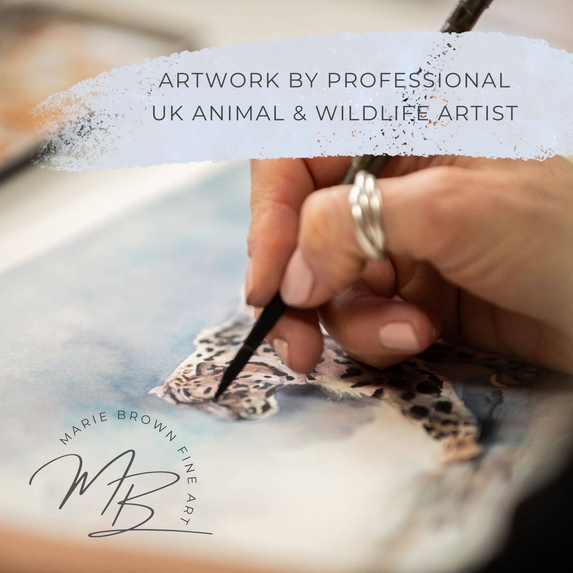 MARIE FINE ART - Wholesale Tea towel - Hare Tea Towel 5