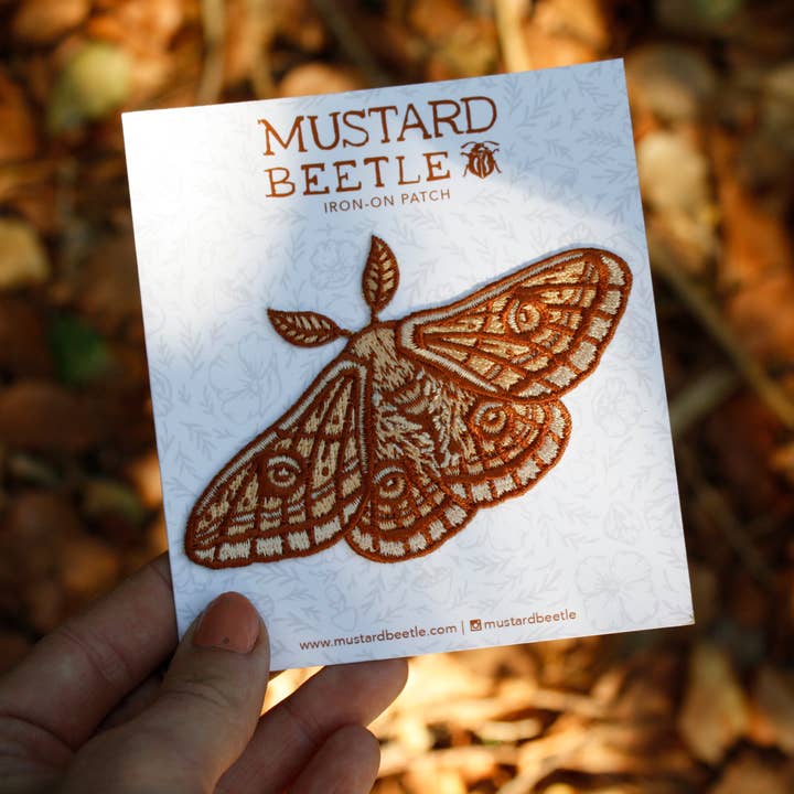 Mustard Beetle – wholesale Patch – Iron on Patch: Emperor Moth7