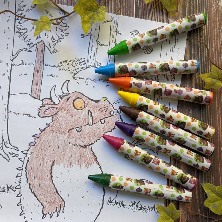 Robert Frederick Ltd - Wholesale Crayons - Kids & Baby - The Gruffalo Set of 8 Jumbo Crayons2