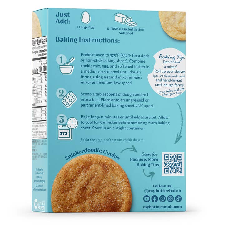 My Better Batch - Wholesale Cookie Mix - My Better Batch Classic Sugar Cookie Mix1