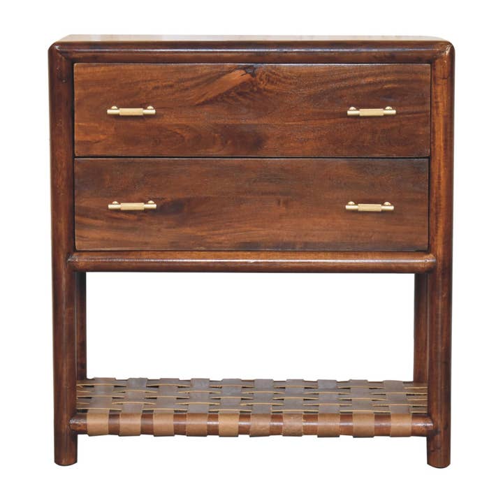 Regency Woven 2-Drawer Nightstand for wholesale by Artisan Furniture