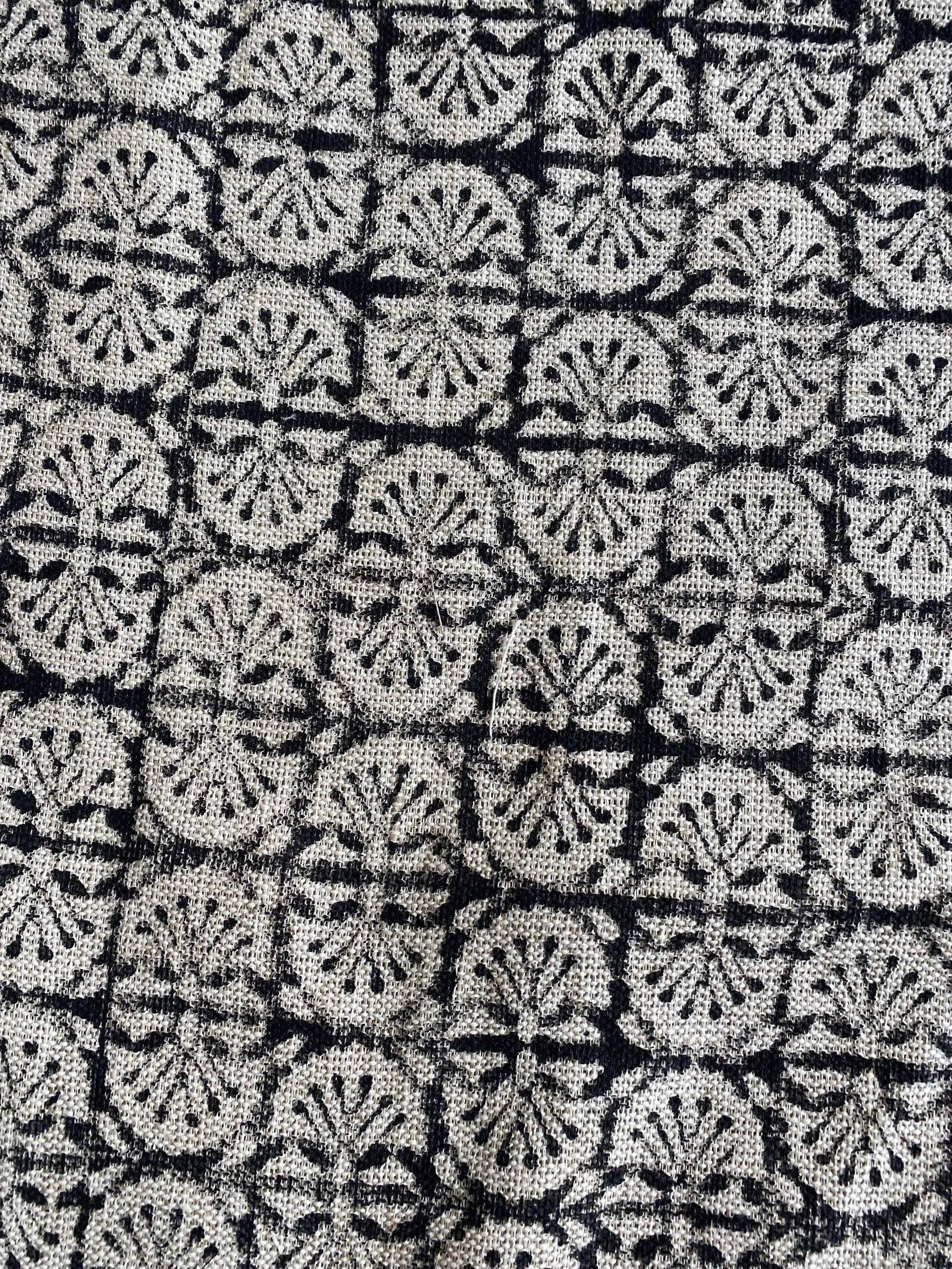 Thread To Form - Wholesale Throw Blanket - Juno Block Print Linen4