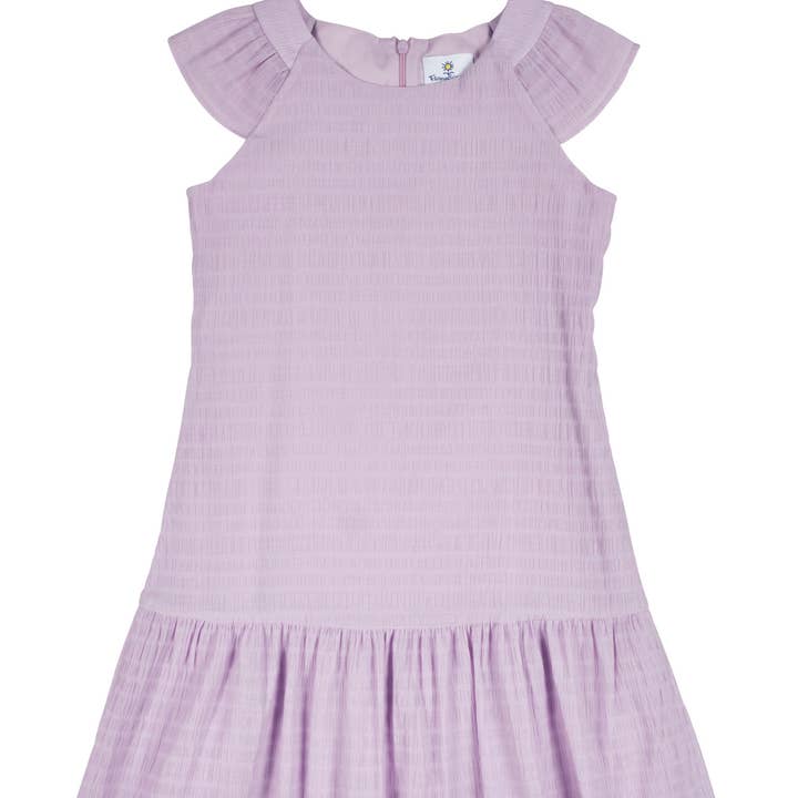 Crinkle Lawn Dress With Shirred Hem Ruffle for wholesale by Florence Eiseman