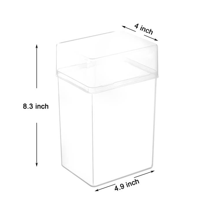 Youngever - Wholesale Food Storage Container - Youngever 2 Pack Plastic Sugar Keeper, Clear Sugar Container1