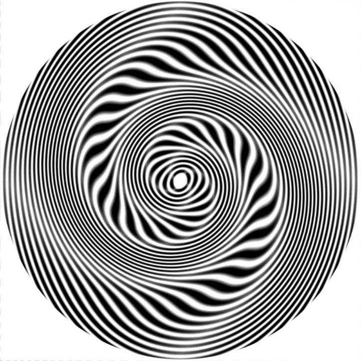 Slipmat 12"/ 7" för skivspelare - Hypnotwirl för wholesale av Phatmatz