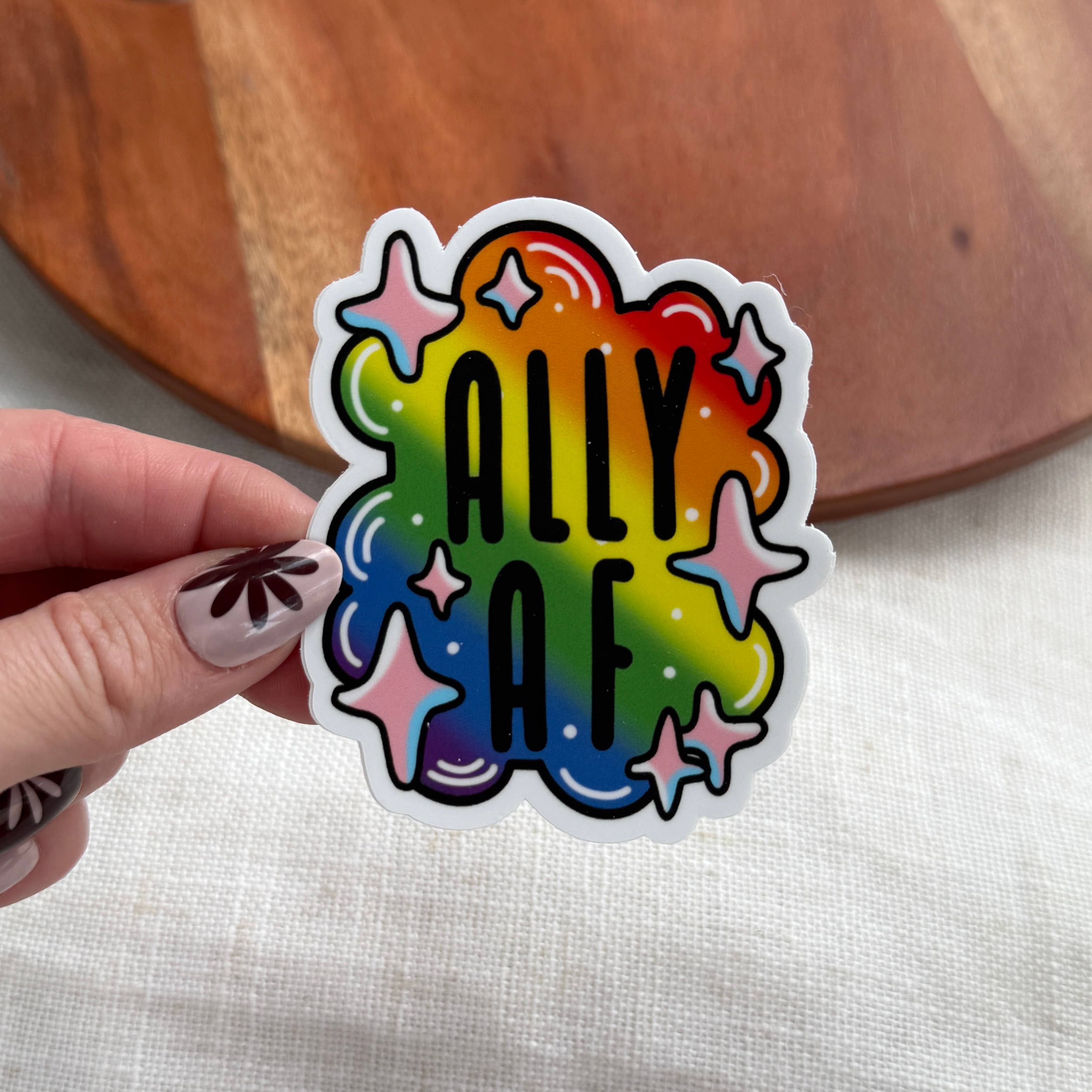 Big Moods - Wholesale Sticker - Ally AF Pride Sticker
