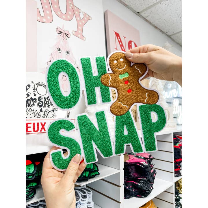 RBA Transfers - Wholesale Patch - OH SNAP Chenille Patch