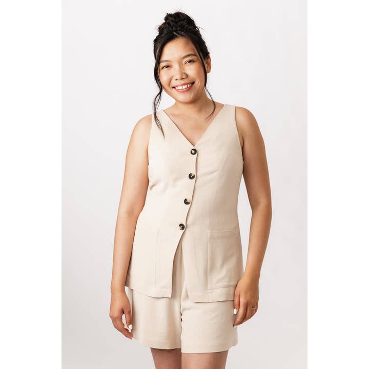 Named Clothing Finland Oy - Wholesale Craft Sewing Kit - Asteri button down dress & vest8