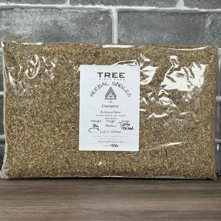 Tree Fifty Four - Wholesale Loose Tea - Damiana | 2oz - 1 KG | Bulk Herbs