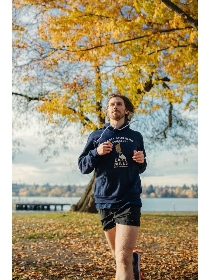 Sarah Marie Running Co - Wholesale Hoodie - Unisex - Early Morning Run Club Travel Cup Hoodie5