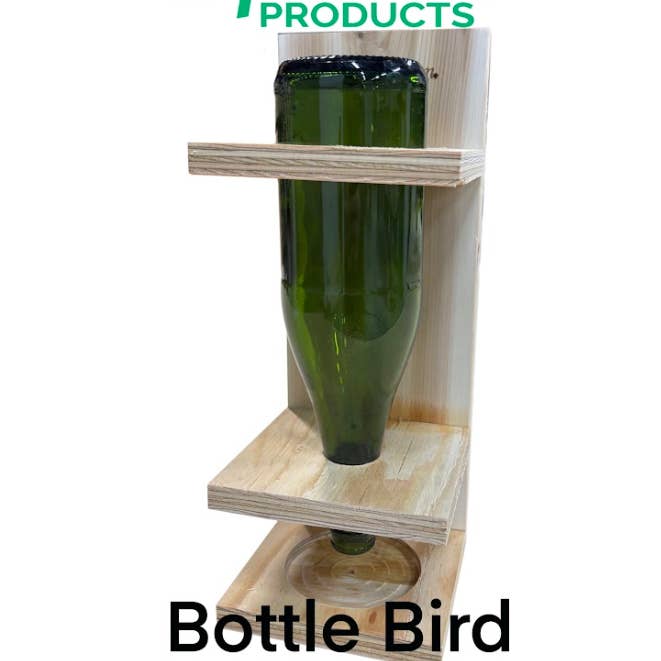Bird Feeder - Glass Bottle for wholesale by Opalulu