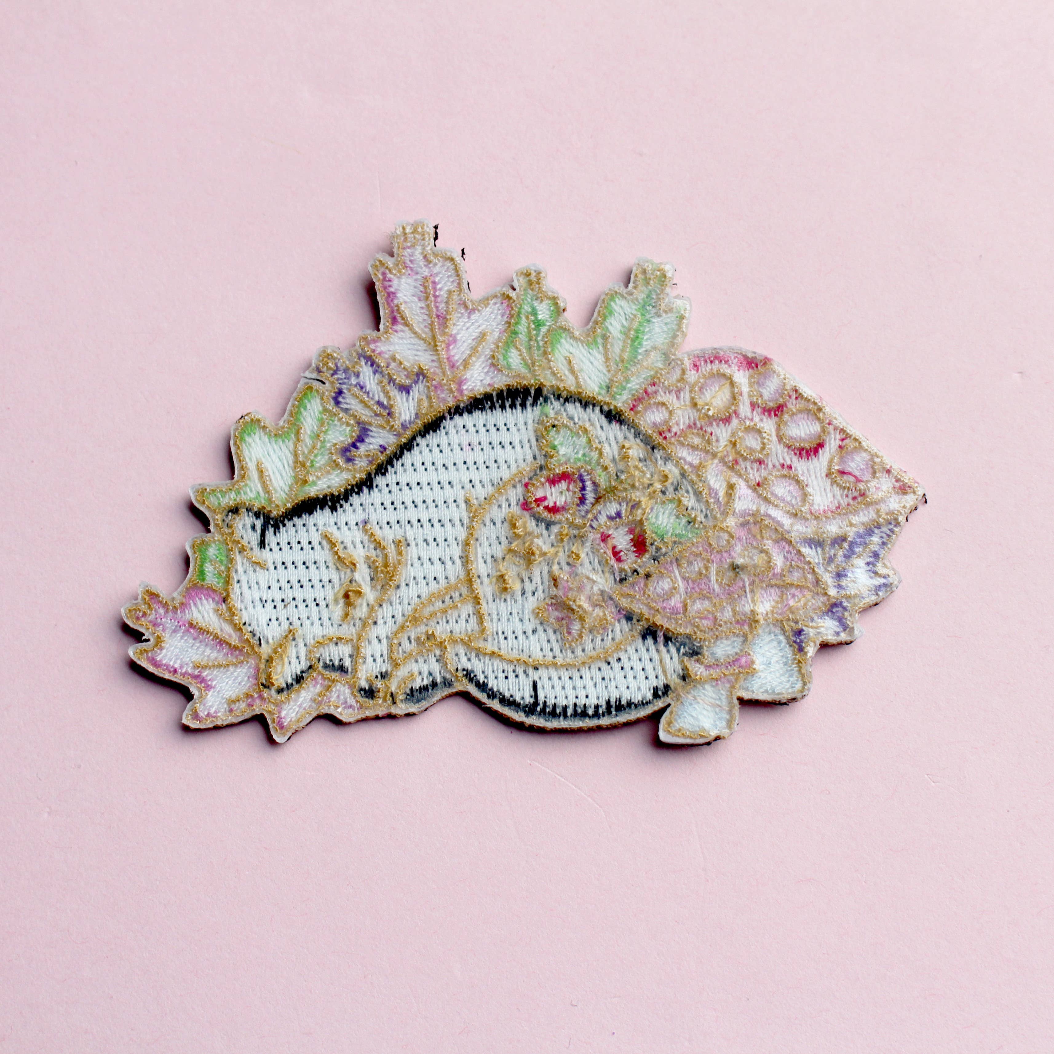 Glitter Punk – wholesale Patch – Fall Cat Embroidered Patch3