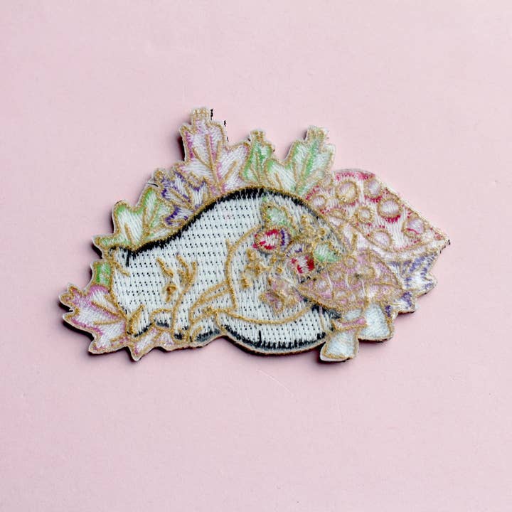 Glitter Punk – wholesale Patch – Fall Cat Embroidered Patch3