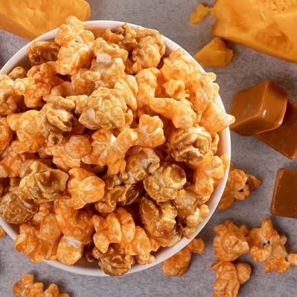 O'Town (Salted Caramel & Cheddar) for wholesale by Bri Marie Gourmet Popcorn