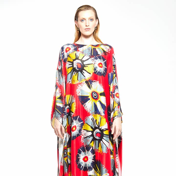 Archie | Wide Long Sleeve Kaftan Dress for wholesale by String Code