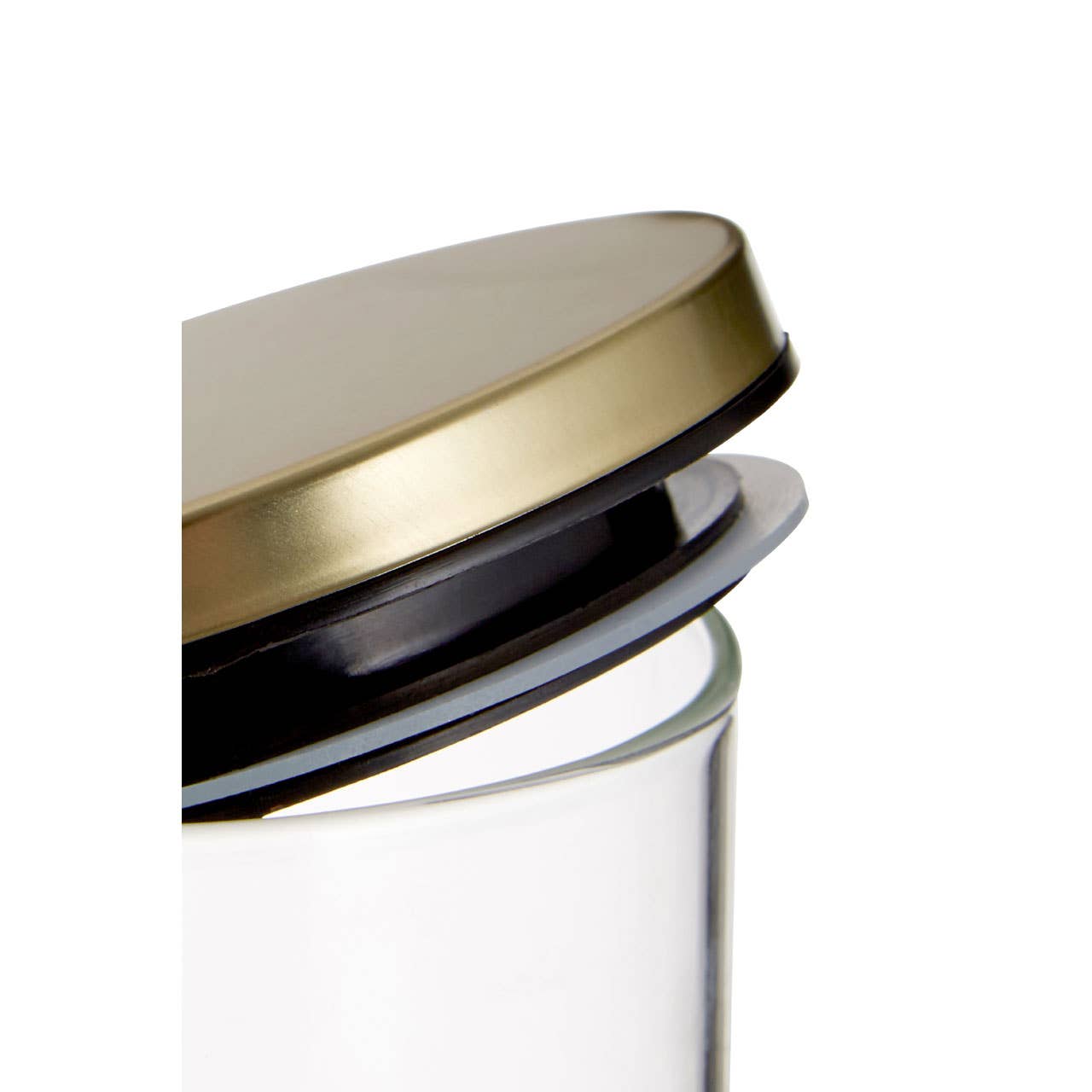 Interiors by Premier – wholesale Jar – Freska Gold Lid Storage Jar - 550ml2