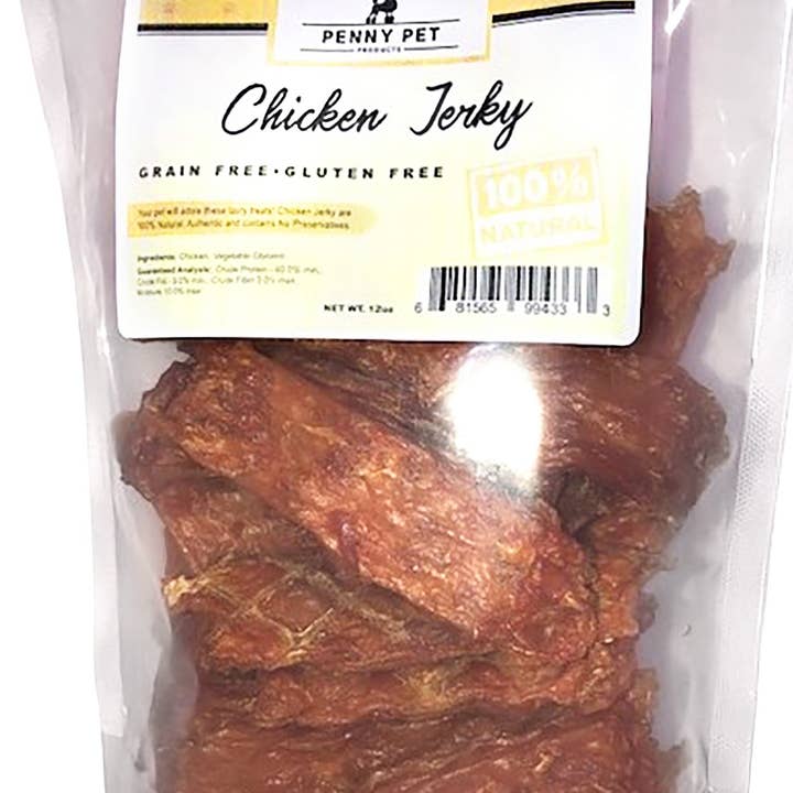 NV Pets/Penny Pet Products - Wholesale Pet Treats - Dog - Penny Pet's Chicken Jerky - Made in California