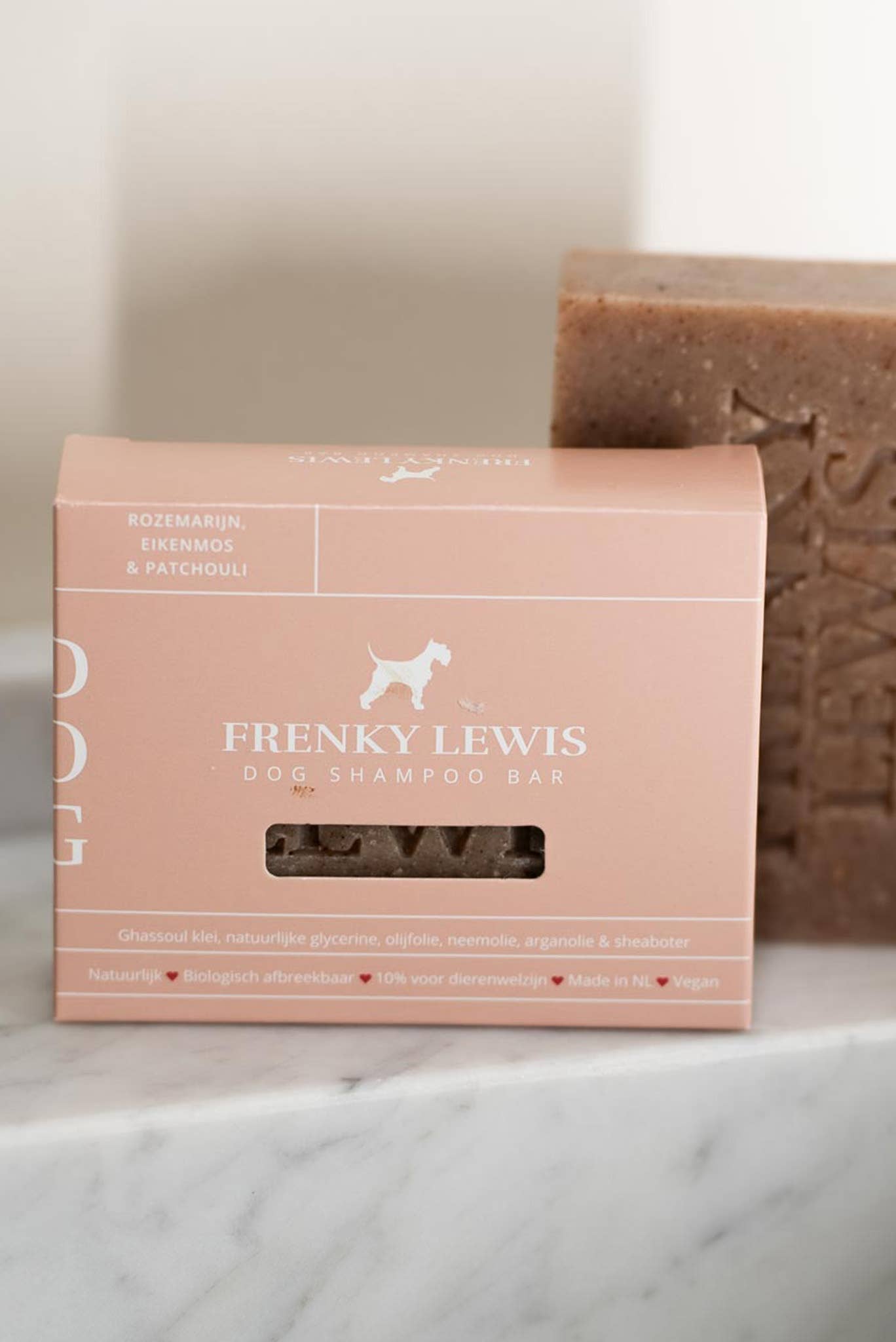 Frenky Lewis B.V. - Wholesale Pet Shampoo - Dog - Dog Shampoo Bar - 135gr - Rosemary, Oakmoss, Patchouly0