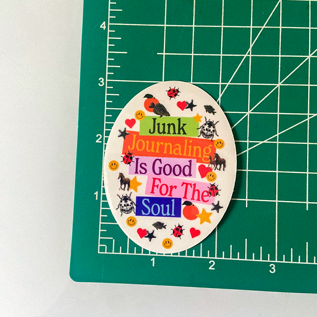Delicate Type - Wholesale Sticker - Junk Journaling Is Good For The Soul Sticker1