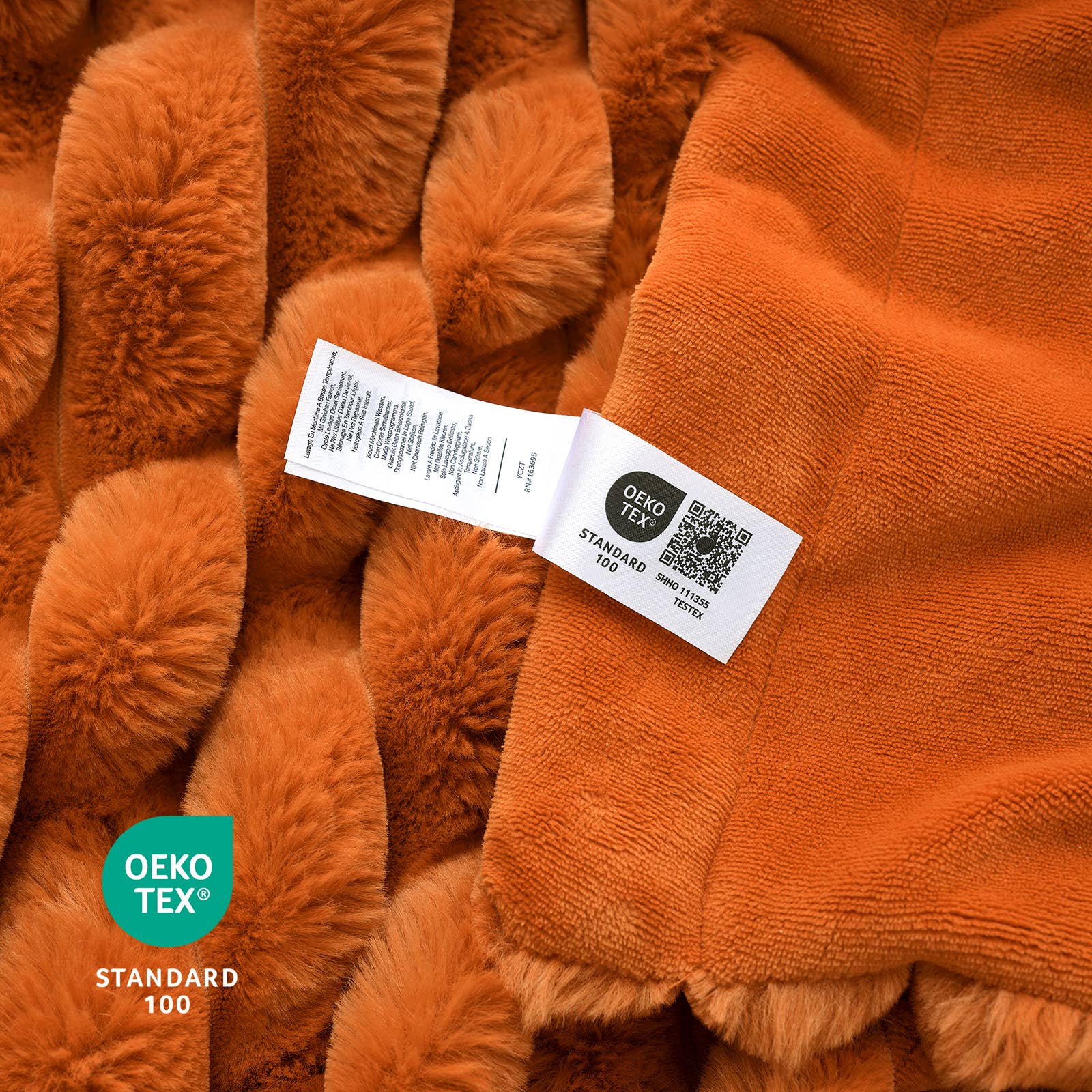 DreamValley - Wholesale Throw Blanket - CB Striped Faux Fur Warm Plush Throw Blanket4