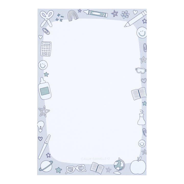 Iconos de Aula Bloc de Notas Azul para venta al por mayor de Callie Danielle