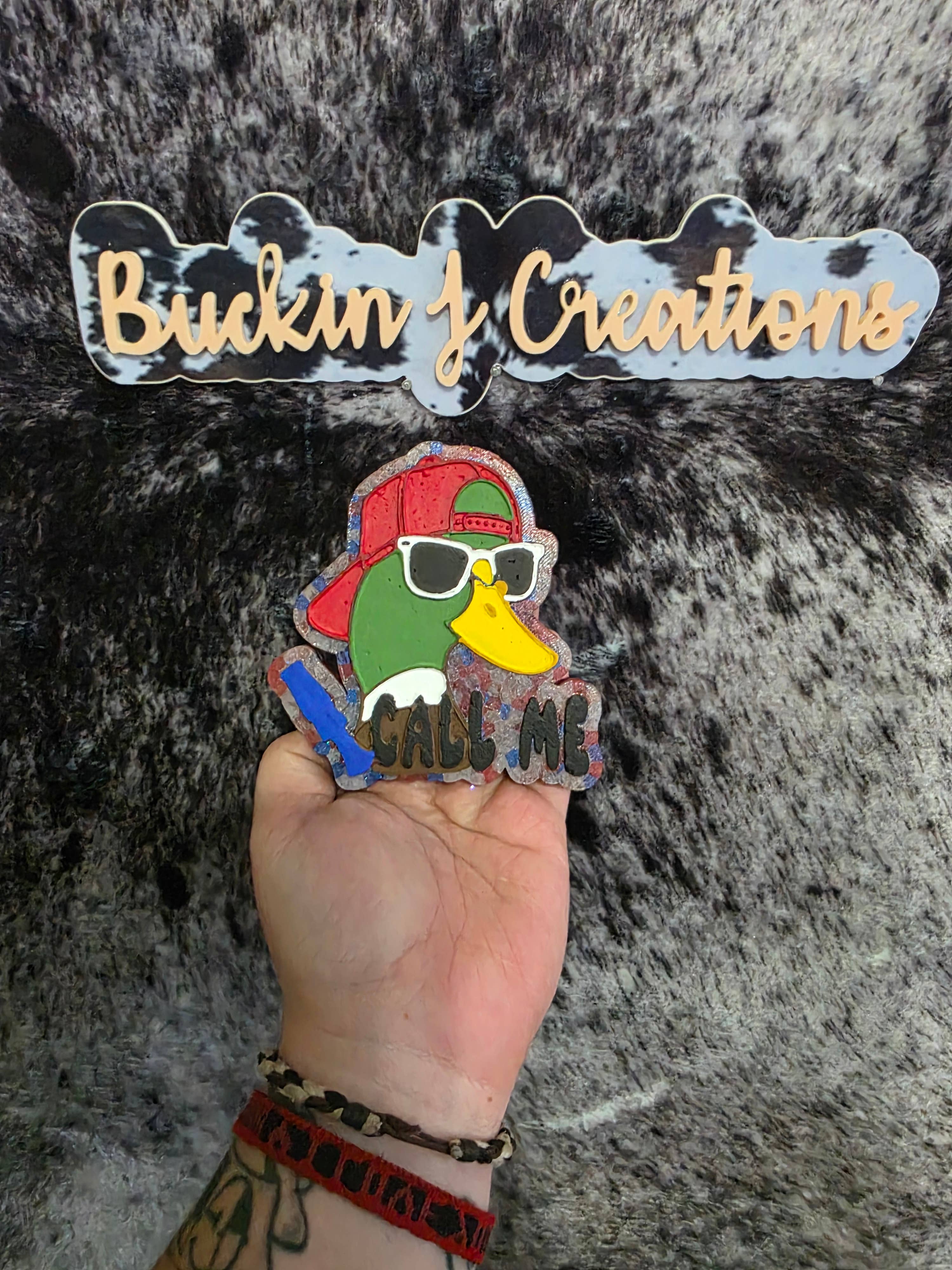 Buckin J Creations – wholesale Car Freshener - Unisex – Call me duck Car Air Freshener2