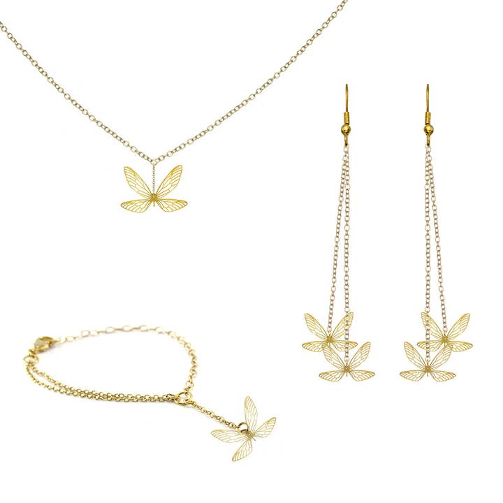 Coffret Cadeau Bijoux Papillons pour la vente par Rael Cohen