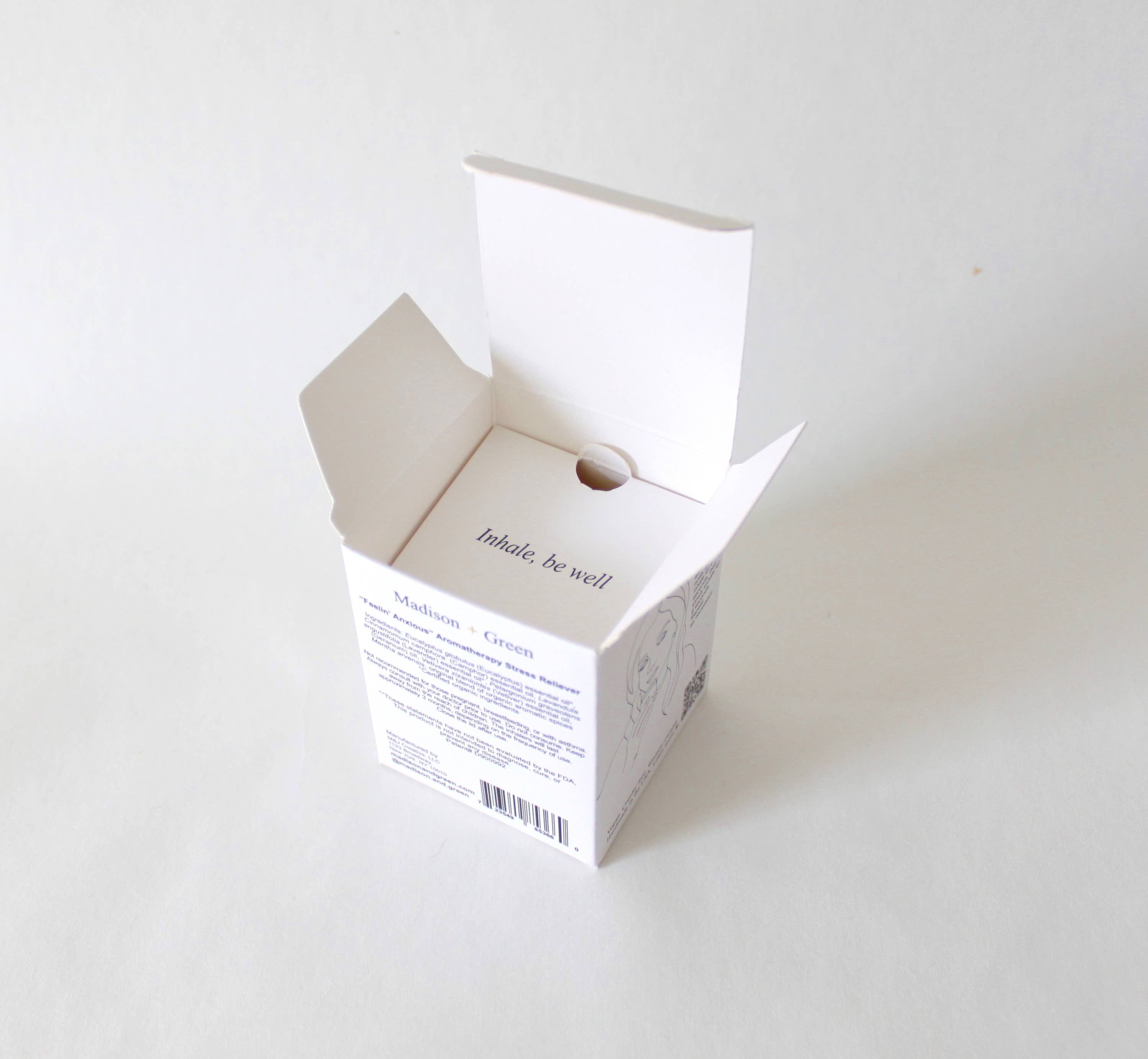 Madison + Green – Großhandel Aromatherapie-Inhalatoren – Aromatherapie-Inhalator „Feelin' Overwhelmed“2