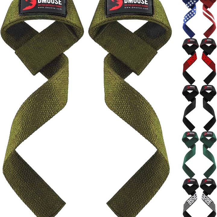 DMOOSE - Vente Équipement de fitness - Sangles de levage DMoose, sangles de poignet de 24 pouces pour haltérophili11