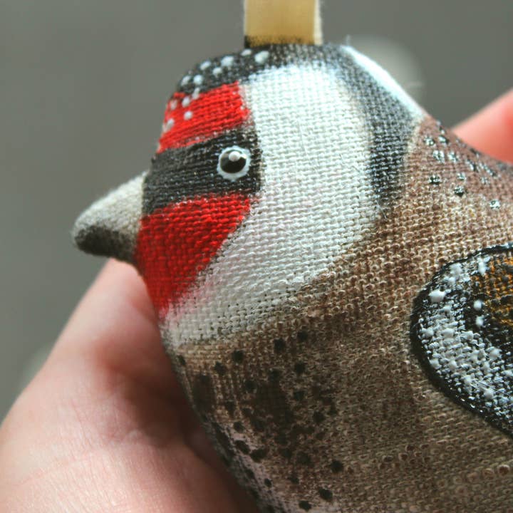 *Goldfinch Bird Ornament Animal Totem Herbal Sachet Lavender for wholesale by HandyHappy