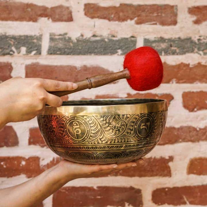 Himalayas Shop - Wholesale Meditation supplies - Manjushri Art Singing Bowl1