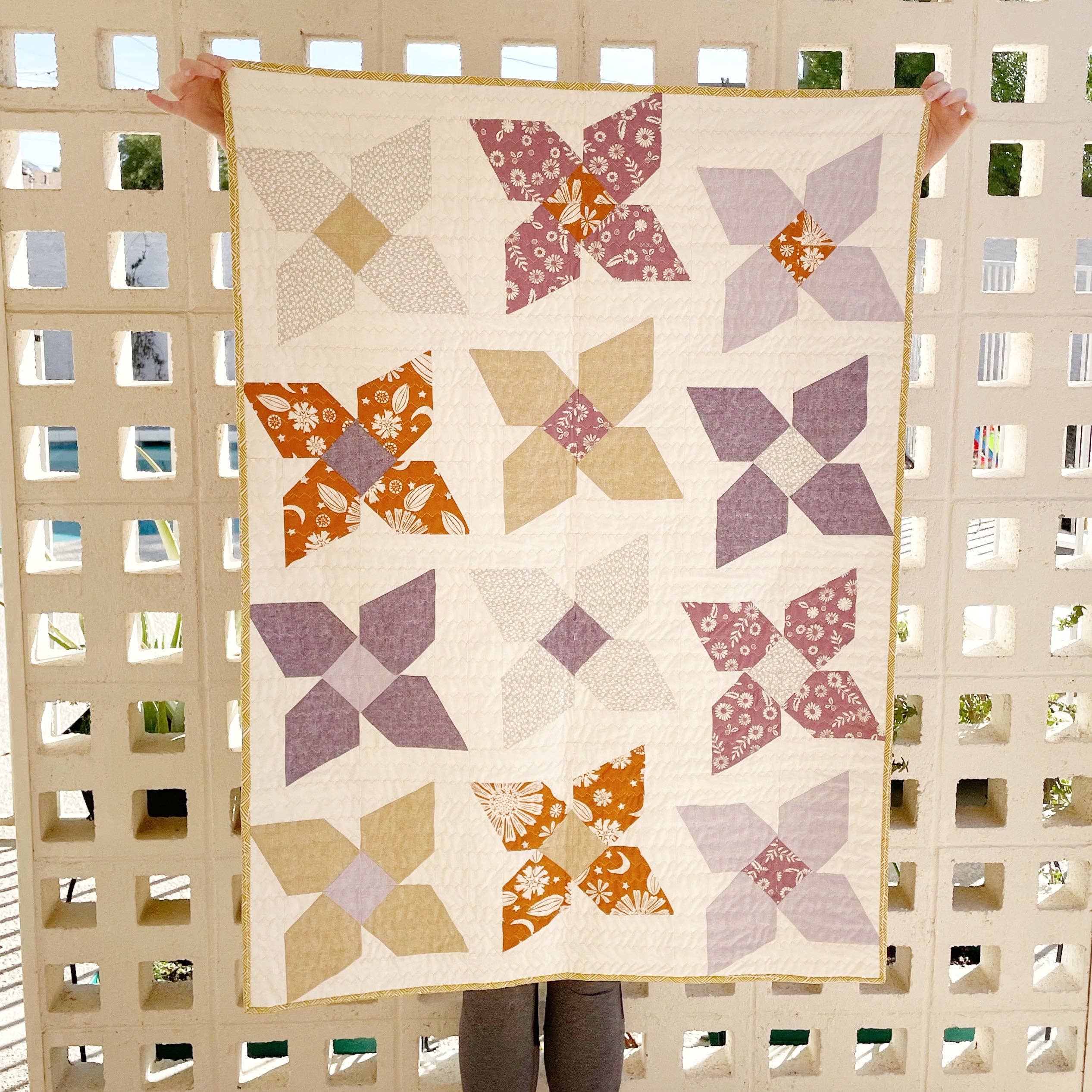 Nollie Bean – wholesale Craft sewing kit – Paradise Lane Quilt Pattern (Printed)5