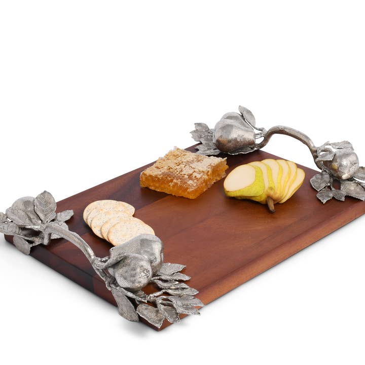 Pear Branch Serving Tray for wholesale by Vagabond House