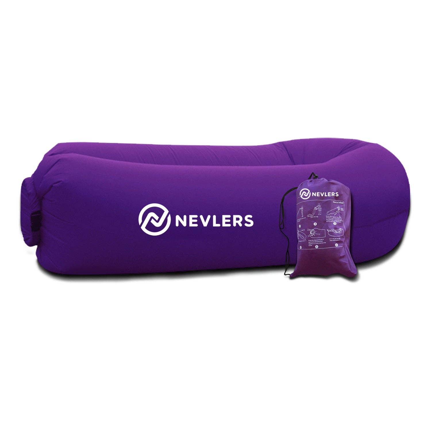 Nevlers – Insufláveis por atacado – Espreguiçadeira inflável - roxo0