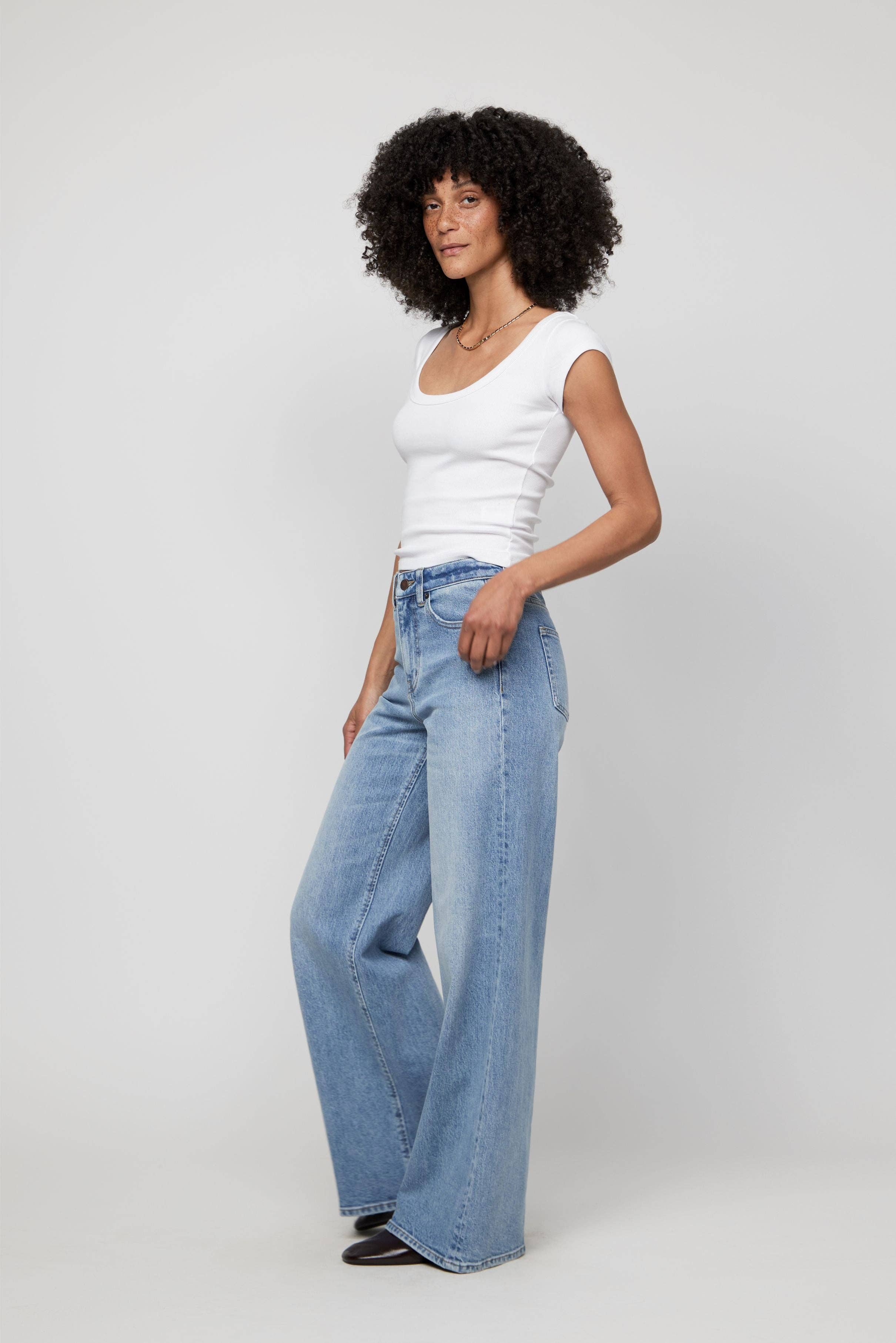 Andrews High Rise Extra Wide Leg, Classic Vintage for wholesale on Faire6