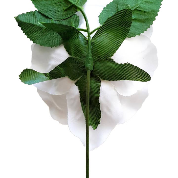 BRANDELIA - Wholesale Artificial Flowers - Flamenco Flower Medium Hair Ø13cm · White1