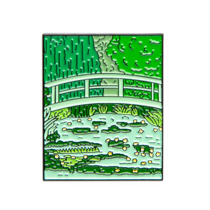 Today is Art Day - Vendita all'ingrosso Spilla da bavero - Pin - Ponte giapponese - Monet