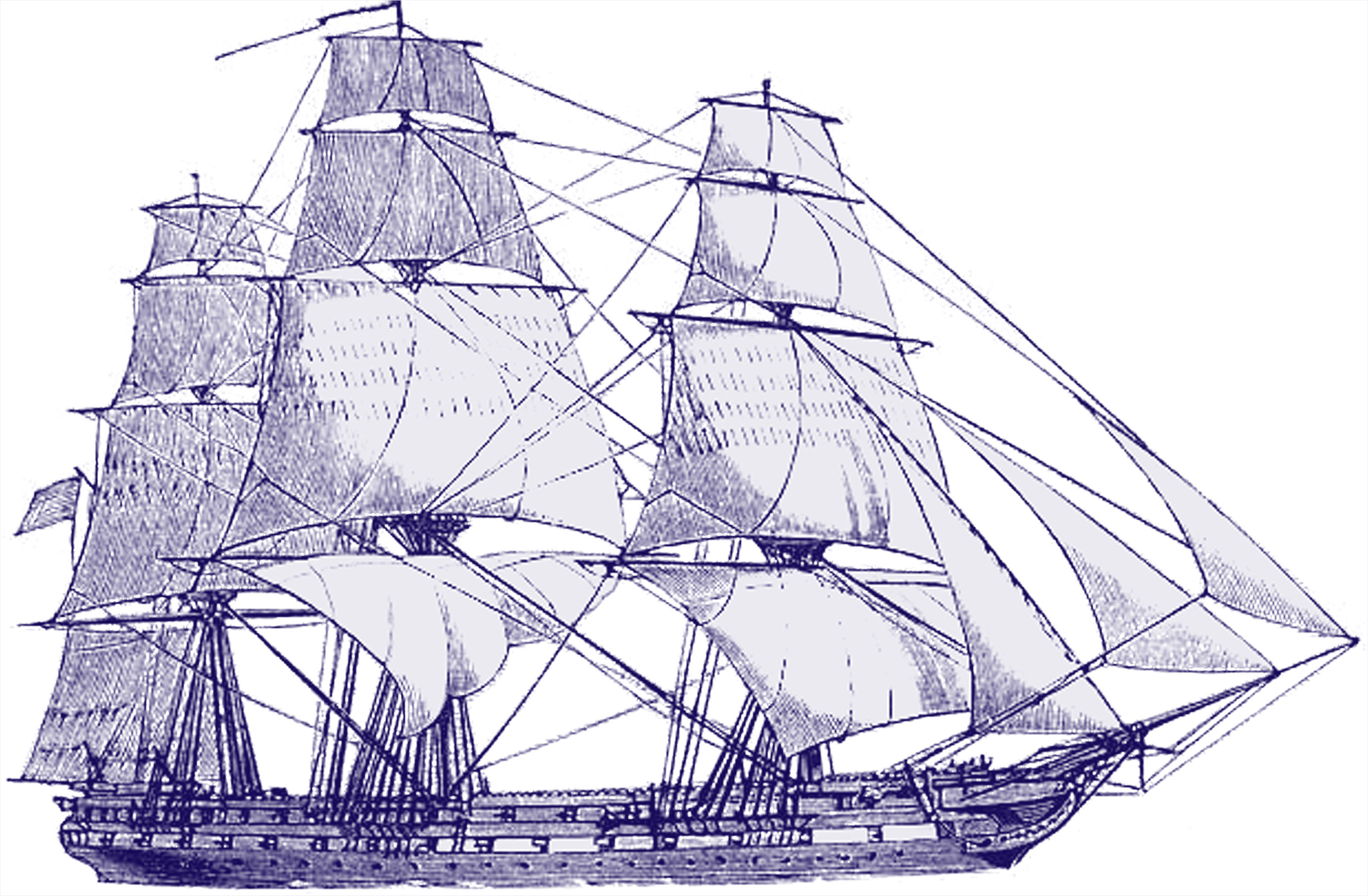 Ox Bow Decor - Wholesale Throw/Decorative Pillow - Nautical/ Barkentine Sailboat Pillow1