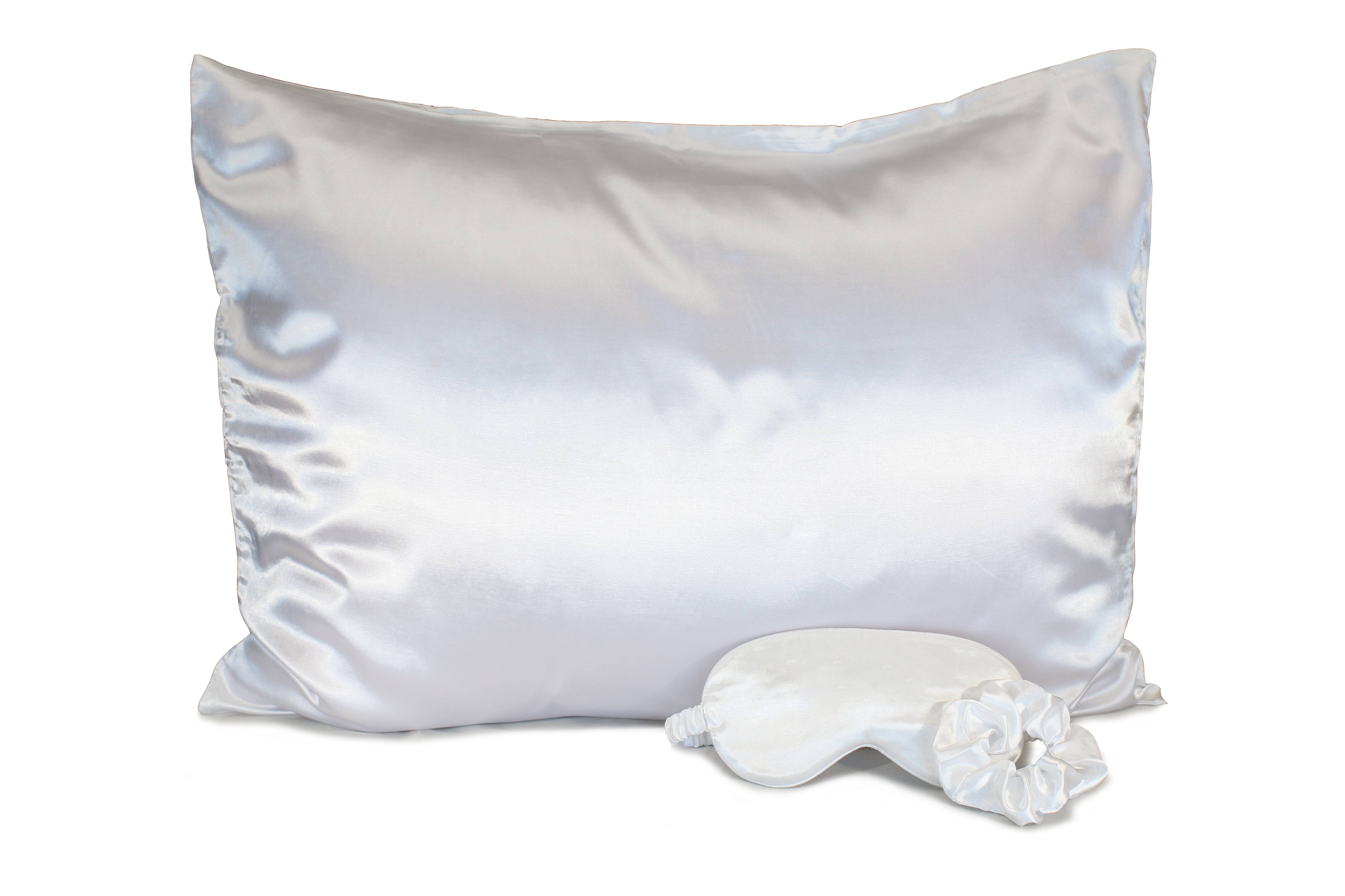 Morning Glamour - Vente Taies/housses d'oreiller - Set de sommeil satin 3-en-1 : taie d’oreiller, masque pour les yeux et chouchou21