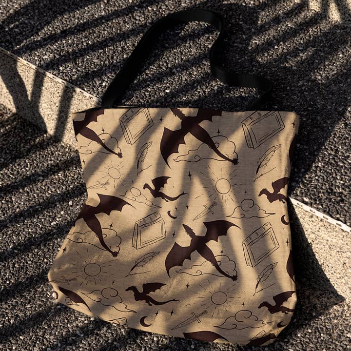 MagicMerchEmporium - Wholesale Tote Bag - Unisex - Empyrean Tales Woven Tote Bag4