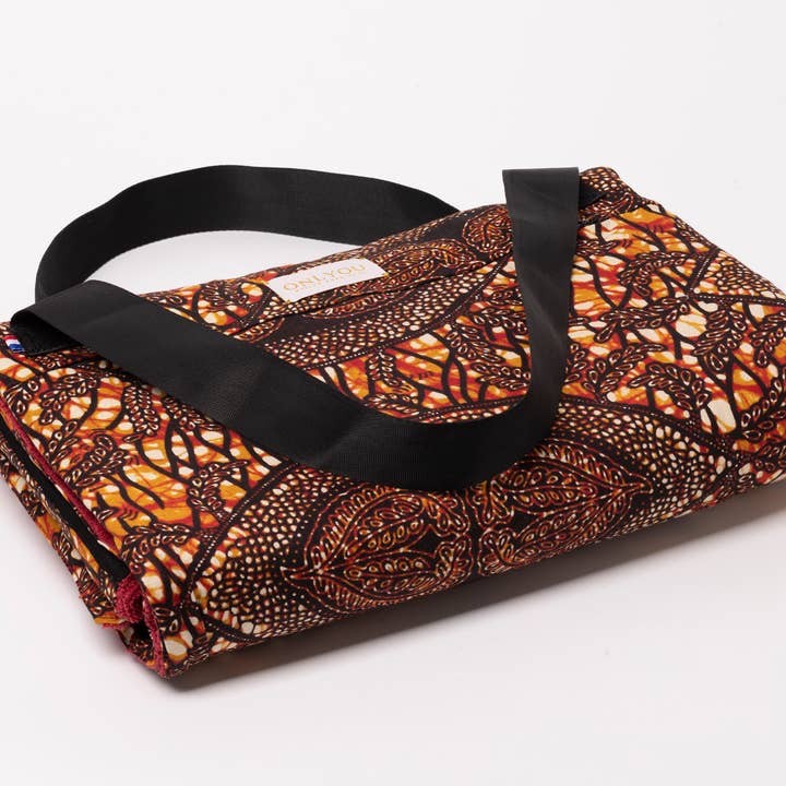 La Nomade serviette de plage coton sans franges pour la vente par ONLYOU CREATION