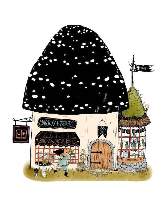 8,5 x 11 Booksworth Druck für den Großhandel von Marika Paz Illustration