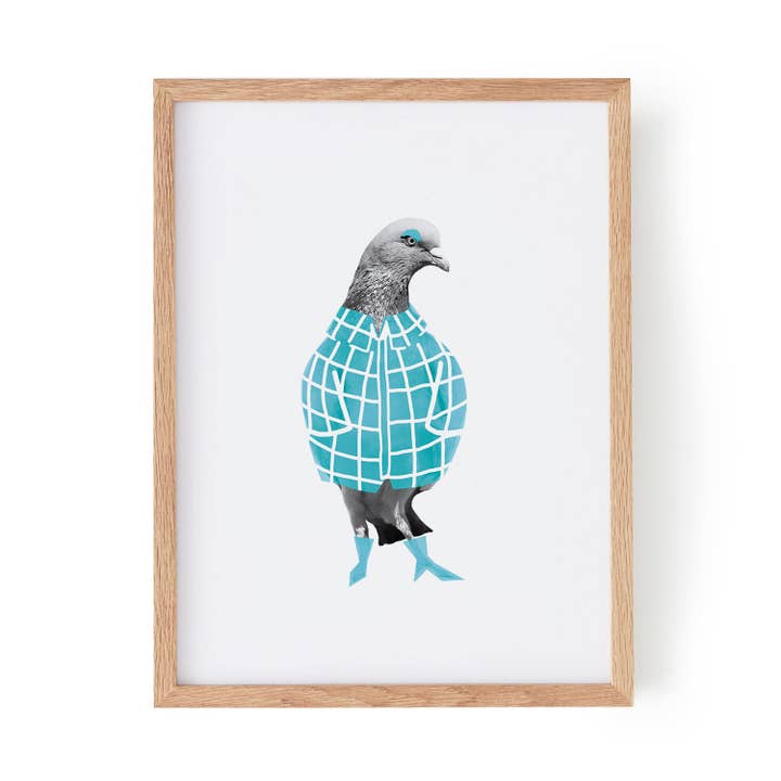 Plakat Peggy Pigeon for engroshandel hos Mira Mito