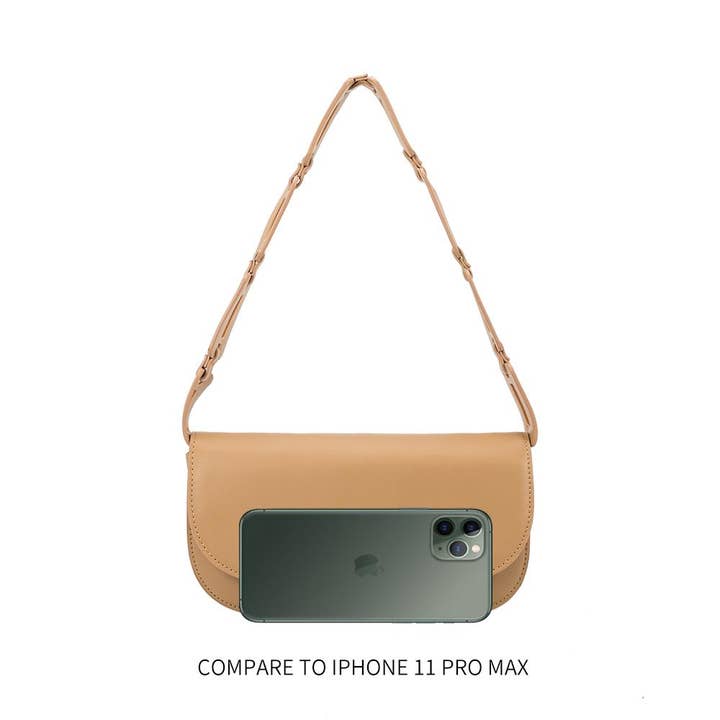 Melie Bianco - Wholesale Shoulder Bag - Women's - Inez Bone Recycled Vegan Shoulder Bag