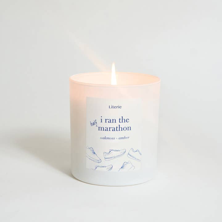 Literie - Wholesale Jar/Filled Candle - I Ran the Half Marathon2
