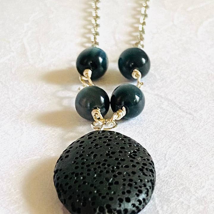 Aromaterapi Halsband, Långt eterisk olja Halsband för wholesale av Janine’s Jewelry Design