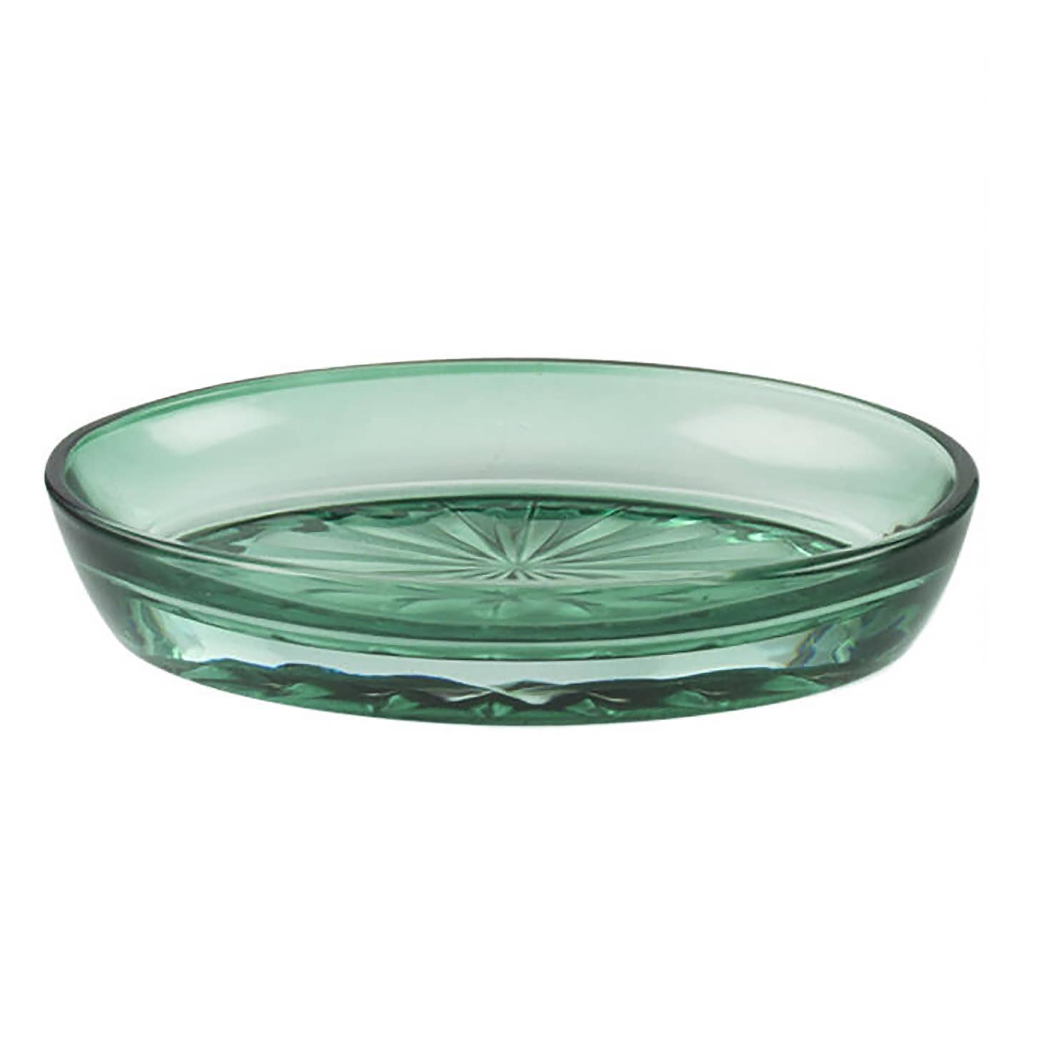 home mart goods - Wholesale Bathroom Accessory Set - Green Transparent Elegant Glass Bathroom Accessories Set3