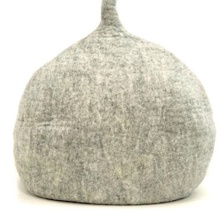 Woollyfelt - Wholesale Pet cave – Cat/dog - Felt Wool Cat Cave - Eco-Friendly Round Cat House4