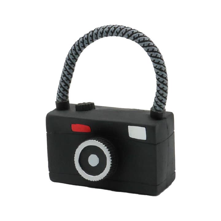 Gioco in lattice per cani a forma di fotocamera con corda per la vendita all'ingrosso da parte di Croci